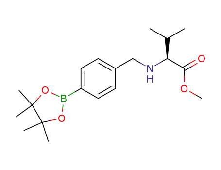 (S)-methyl 3-methyl-2-((4-(4,4,5,5-tetramethyl-2,3,2-dioxaborolan-2-yl)benzyl)amino)butanoate