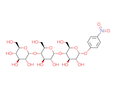 Molecular Structure of 66451-58-9 (4-nitrophenyl α-maltotrioside)