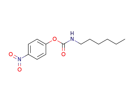 Molecular Structure of 63321-52-8 (Carbamic acid, hexyl-, 4-nitrophenyl ester)