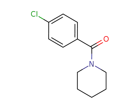 Molecular Structure of 26163-40-6 ((4-Chlorophenyl)(piperidin-1-yl)methanone)