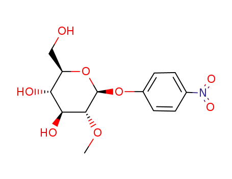 Molecular Structure of 107150-81-2 (4-nitrophenyl 2-O-methyl-β-D-glucopyranoside)