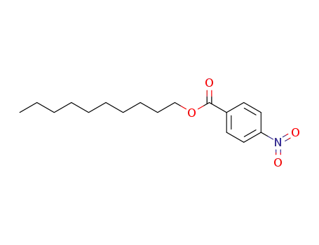 Molecular Structure of 6500-30-7 (Benzoic acid, 4-nitro-, decyl ester)