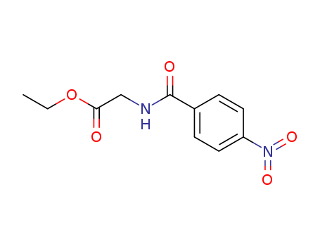 Glycine,N-(4-nitrobenzoyl)-, ethyl ester cas  7512-77-8