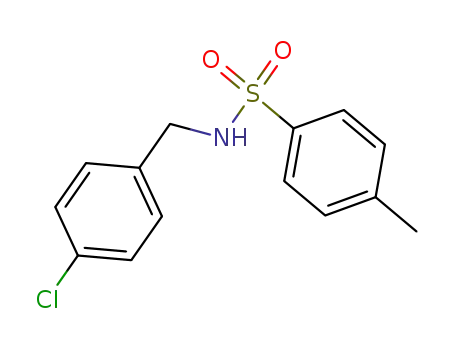 Molecular Structure of 10504-98-0 (N-(4-Chlorobenzyl)-4-MethylbenzenesulfonaMide, 97%)