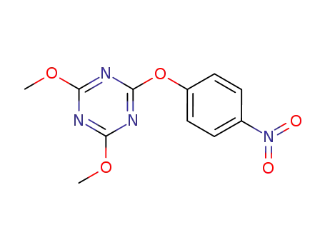 2-{4-nitrophenoxy}-4,6-dimethoxy-1,3,5-triazine