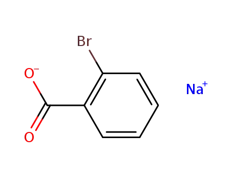 Molecular Structure of 17264-73-2 (Benzoic acid, 2-bromo-, sodium salt)