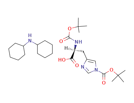 N<sup>α</sup>,1-ビス[(1,1-ジメチルエトキシ)カルボニル]-L-ヒスチジン?ジシクロヘキシルアミン