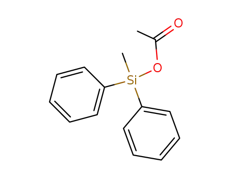 Molecular Structure of 17909-07-8 (Silanol, methyldiphenyl-, acetate)