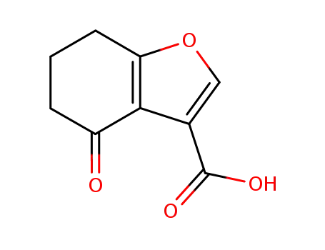 Molecular Structure of 56671-28-4 (4-OXO-4,5,6,7-TETRAHYDROBENZO[B]FURAN-3-CARBOXYLIC ACID)