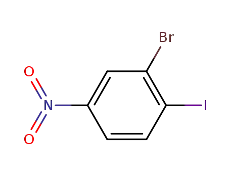 Molecular Structure of 7149-14-6 (2-Bromo-1-iodo-4-nitrobenzene)
