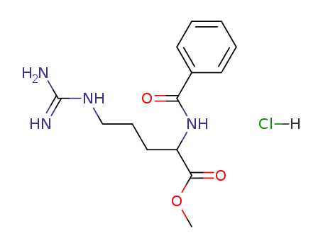 methyl (2S)-2-amino-5-[[amino(benzamido)methylidene]amino]pentanoate;hydrochloride