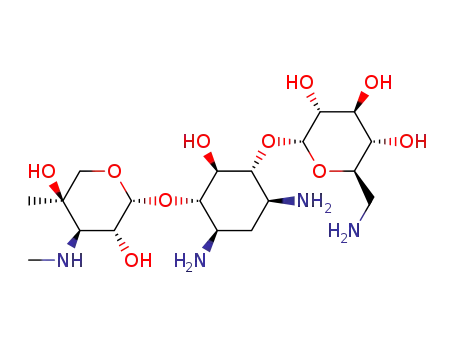 Molecular Structure of 36889-15-3 (GENTAMICIN B)