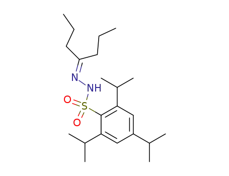 4-heptanone trisylhydrazone