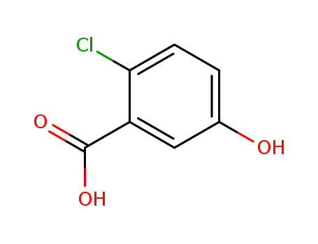 Molecular Structure of 56961-30-9 (2-CHLORO-5-HYDROXYBENZOIC ACID)