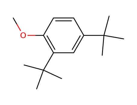Molecular Structure of 17177-98-9 (2,4-Di-tert-butylanisole)