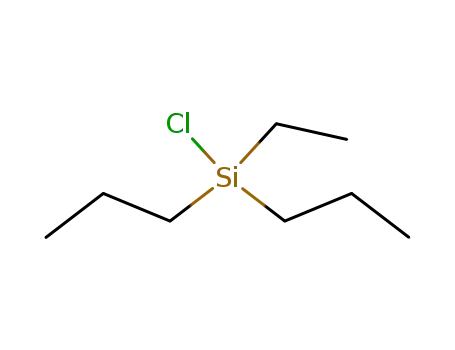 Molecular Structure of 995-21-1 (Silane, chloroethyldipropyl-)