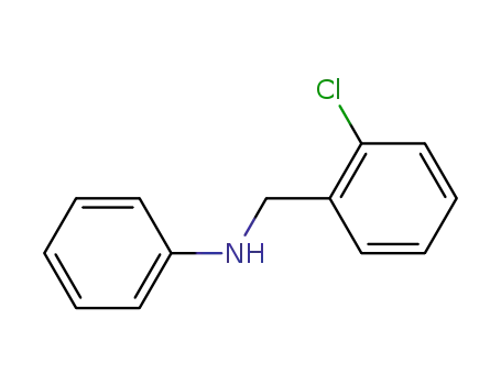 Molecular Structure of 41001-24-5 (N-(2-Chlorobenzyl)-N-phenylamine)