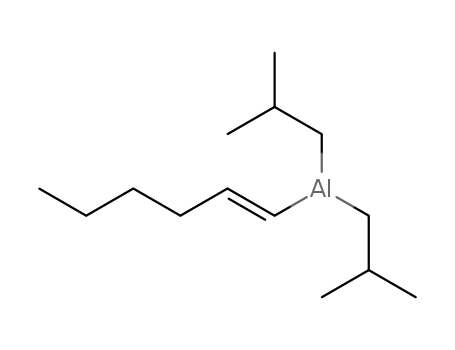 Molecular Structure of 26076-75-5 (Aluminum, 1-hexenylbis(2-methylpropyl)-)