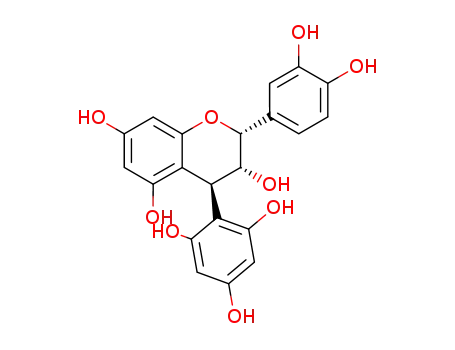 2H-1-Benzopyran-3,5,7-triol,
2-(3,4-dihydroxyphenyl)-3,4-dihydro-4-(2,4,6-trihydroxyphenyl)-,
(2R,3S,4R)-