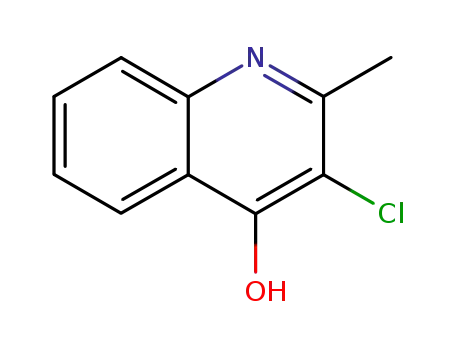 Molecular Structure of 83842-53-9 (4(1H)-Quinolinone, 3-chloro-2-methyl-)