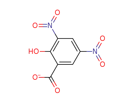 Molecular Structure of 52040-82-1 (3,5-dinitrosalicylic acid anion)