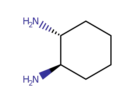 Molecular Structure of 1121-22-8 ((+/-)-trans-1,2-Diaminocyclohexane)