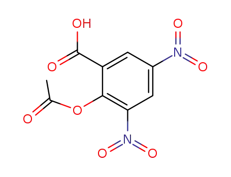 Molecular Structure of 19073-90-6 (3.5-Dinitro-aspirin, (O-Acetyl-3.5-dinitro-salicylsaeure))