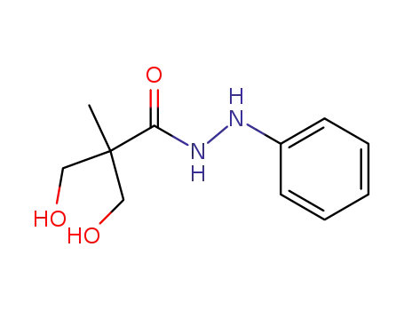 Molecular Structure of 17872-56-9 (3-hydroxy-2-(hydroxymethyl)-2-methyl-2'-phenylpropionohydrazide)