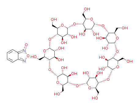 Molecular Structure of 1322877-87-1 (C<sub>6</sub>H<sub>4</sub>N<sub>2</sub>O<sub>2</sub>*C<sub>42</sub>H<sub>70</sub>O<sub>35</sub>)
