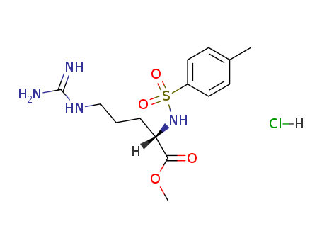 L-Arginine,N2-[(4-methylphenyl)sulfonyl]-, methyl ester, hydrochloride (1:1)