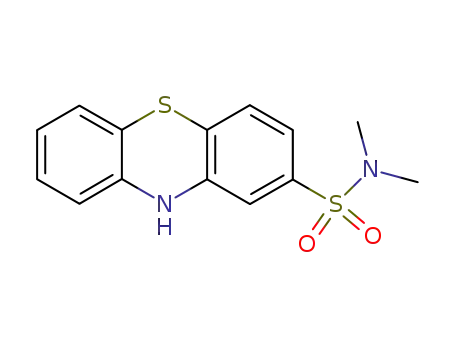 Molecular Structure of 1090-78-4 (2-DIMETHYL AMINO SULFONYL PHENTHIAZINE)