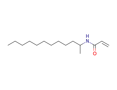 Molecular Structure of 13288-50-1 (N-(1-METHYLUNDECYL) ACRYLAMIDE)