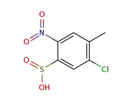 Molecular Structure of 420134-77-6 (2-chloro-5-nitro-toluene-4-sulfinic acid)