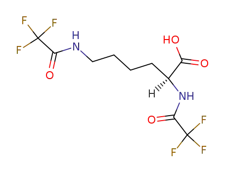 Molecular Structure of 329-53-3 (N<sup>α</sup>,N<sup>ε</sup>-bis(trifluoroacetyl)-L-lysine)