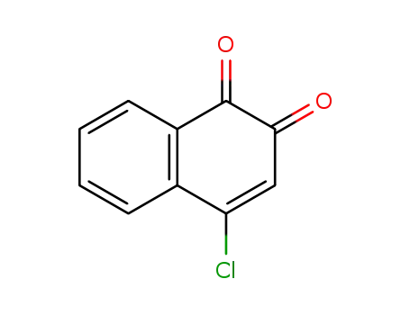 Molecular Structure of 6655-90-9 (4-Chloro-1,2-naphthalenedione)