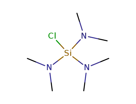 Molecular Structure of 13307-05-6 (TRIS(DIMETHYLAMINO)CHLOROSILANE)