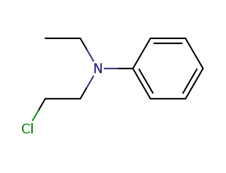 Molecular Structure of 92-49-9 (N-Chloroethyl-N-ethylaniline)