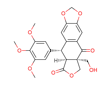 (-)-3-(hydroxymethyl)picropodophyllone
