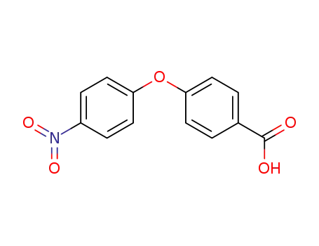 Molecular Structure of 16309-45-8 (4-(4-NITROPHENOXY)BENZOIC ACID)