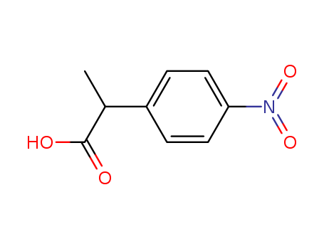 Benzeneacetic acid, a-methyl-4-nitro-