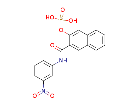 2-Naphthalenecarboxamide,N-(3-nitrophenyl)-3-(phosphonooxy)-