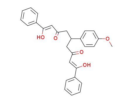 1,8-Nonadiene-3,7-dione,
1,9-dihydroxy-5-(4-methoxyphenyl)-1,9-diphenyl-