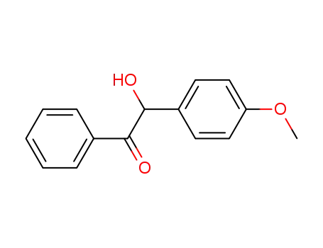 Molecular Structure of 1889-84-5 (Ethanone, 2-hydroxy-2-(4-methoxyphenyl)-1-phenyl-)