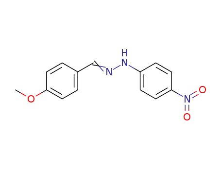 Molecular Structure of 5880-63-7 (p-Anisaldehyde, (p-nitrophenyl)hydrazone)