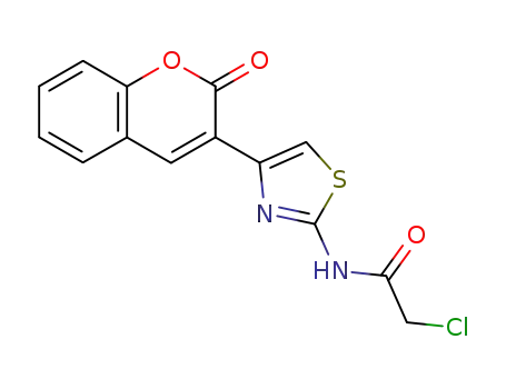 2-chloro-N-[4-(2-oxo-2H-chromen-3-yl)thiazol-2-yl]acetamide