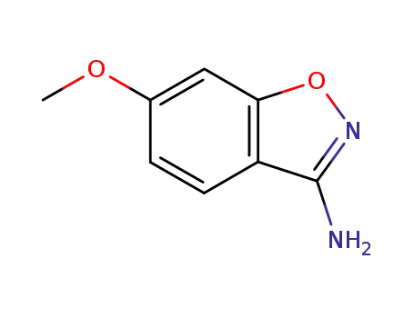 Molecular Structure of 157368-82-6 (1,2-Benzisoxazol-3-amine,6-methoxy-(9CI))