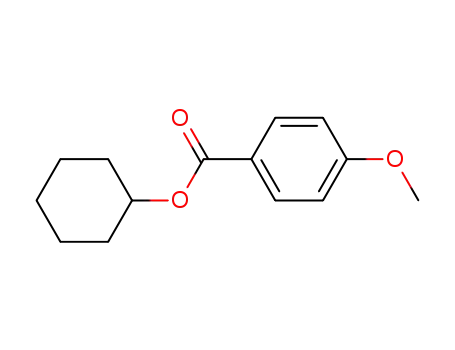 Molecular Structure of 7464-48-4 (4-Methoxybenzoic acid cyclohexyl ester)