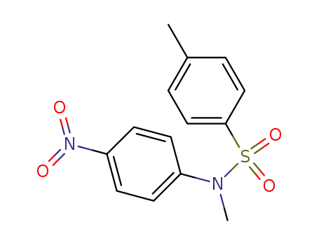 Molecular Structure of 6380-16-1 (N,4-dimethyl-N-(4-nitrophenyl)benzenesulfonamide)