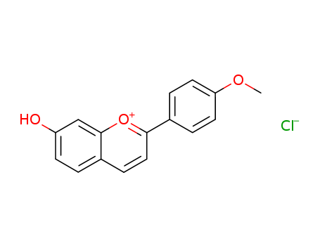 1-Benzopyrylium,7-hydroxy-2-(4-methoxyphenyl)-, chloride (9CI) cas  1222-48-6