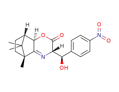 (1S,2R,5S,8R,1'R)-5-(1'-hydroxy-p-nitrobenzyl)-8,11,11-trimethyl-3-oxa-6-azatricyclo[6.2.1.0<sup>2,7</sup>]undec-6-en-4-one